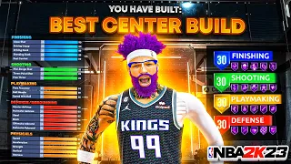 BEST CENTER BUILD IN NBA 2K23! Best ALL-AROUND BIG MAN BUILD! Best Build NBA 2K23!