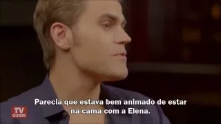 Paul Wesley fala sobre os perigos de gravar uma cena de sexo (LEGENDADO)