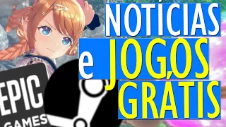 ESSE JOGO PAGO VIROU GRÁTIS na STEAM, JOGOS GRÁTIS da KOEI e EPIC GAMES e BLIZZARD CANCELA JOGO