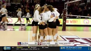 Volleyball: Highlights | A&M 3, Ole Miss 1