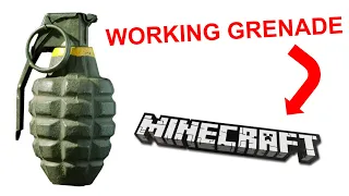 How To Make A WORKING GRENADE With Commands In Minecraft (1.20.5 tutorial)