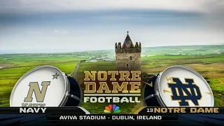 CFB on NBC intro 2023 | Navy vs Notre Dame | Ireland game week 0 |