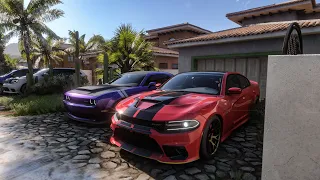 Forza Horizon 5 | MOPAR MEET (Sideshow & Cruise) | Charger/Challenger Hellcats/Trackhawk/Demon/Viper