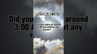 Did You Wake Up Around 3AM Without Any Reason?… #shorts #psychologyfacts #subscribe