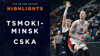 Tsmoki-Minsk vs CSKA Highlights September, 23 | Season 2021-22