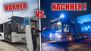 BLAULICHT FÜR DEN LINIENBUS🚒😱 In zwei Tagen NEOPLAN Umgebaut 🤩| ItsMarvin