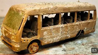 Toyota Coaster Minibus Restoration - Abandoned Bus Restoration