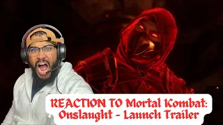 REACTION TO Mortal Kombat: Onslaught - Launch Trailer