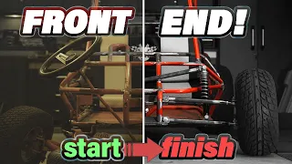 Dual A Arm Front Suspension FULL BUILD | Custom Yerf Dog 3203 Go-Kart | TYRANIS - EP12