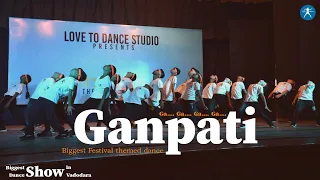 Ganpati bappa morya mashup | Group dance choreography | Love to dance | Abhishek Khaniya