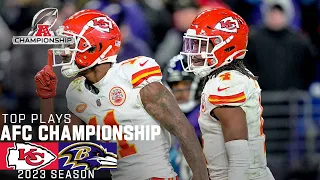 Kansas City Chiefs Top Plays vs. Baltimore Ravens | 2023 AFC Championship