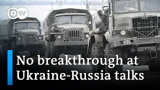 Ukraine-Russia talks end with no breakthrough | DW News