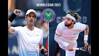 Andy Murray vs Nikoloz Basilashvili | First Round Highlights | Wimbledon 2021 ps4 game ao tennis