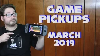 Game Pickups - March 2019 - Switch, PS4 & NES Games! - JGR