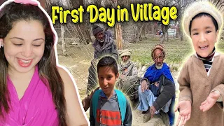 First Day in Village 😮 | After A Long Time Meet My All Villagers | SHIRAZI VILLAGE VLOGS| Reaction