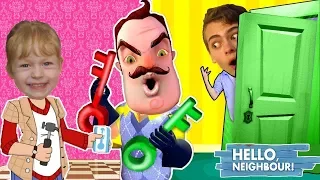 НОВЫЙ ПРИВЕТ СОСЕД И СЕКРЕТНАЯ КОМНАТА В ИГРЕ hello neighbor Sofia & Dima Video Games