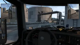 Offset Backing with 53' Reefer Right to Left - American Truck Simulator