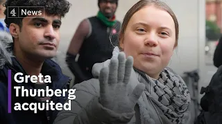 Greta Thunberg found not guilty of public order charge as judge finds ‘no evidence’ against her