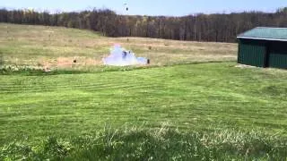 Tannerite explosion .223 wssm