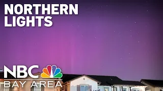 Northern Lights seen across the Bay Area