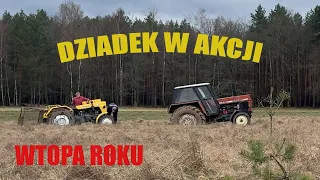 !!WTOPA DZIADKA!! | Utopione Dwa Traktory | Duży Ursus Nie Odpala | POV | Engine Sound | Ursus C-330
