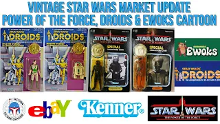 Vintage Star Wars Market Update | Power of the Force, Droids & Ewoks Cartoon Sales Prices