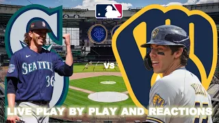 Seattle Mariners vs Milwaukee Brewers Live Play-By-Play & Reactions