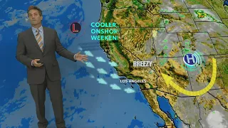 Friday forecast: Cooler temps into the weekend