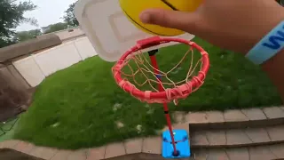 Dunking on my hoop in till I can’t