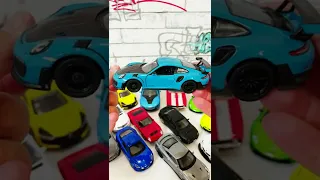 Unboxing New Diecast Welly Car Porsche 911 GT2 RS | Model Cars Collection