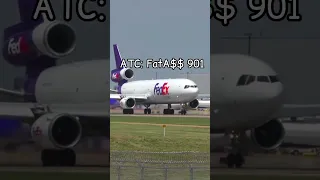 "FedEx not FatA$$" Funny Conversation between Pilots and Tower | #shorts