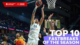 Top 10 Fastbreaks | Season | 2022-23 Turkish Airlines EuroLeague