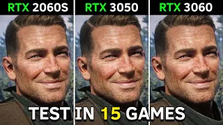 RTX 2060 SUPER vs RTX 3050 vs RTX 3060 | Test In 15 Games | 1080p | 2023