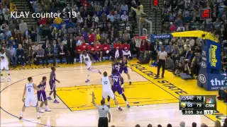 Klay Thompson 37 points in 3rd quarter vs Kings - NBA RECORD! MUST WATCH!