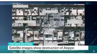 The War In Syria: Satellite images show destruction of Aleppo