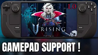 V Rising 1.0 on Steam Deck + Gamepad Support!
