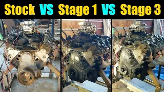 LS Stock Cam VS Stage 1 VS Stage 3 Idle Comparison | BTR Stage 1 And Stage 3 | Carbureted LS Swap