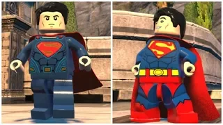 LEGO DC Super-Villains - ALL DCEU DLC Characters - Movie vs Comics (Side by Side Comparison)