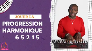 Progression harmonique 6 5 2 1 5, apprendre le piano gospel