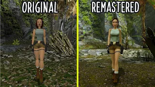 Tomb Raider I-III Remastered vs Original Early Graphics Comparison