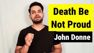 Death be not proud  by John donne in hindi