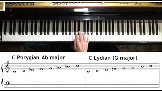 A new way to look at MODES - jazz theory tutorial