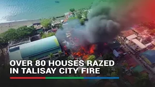 Over 80 houses razed in Talisay City fire | ABS-CBN News