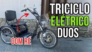 TRICICLO ELÉTRICO DUOS EM 2023 - COM RÉ