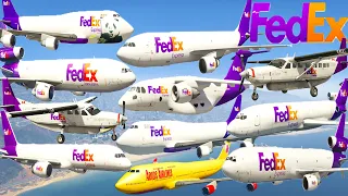 GTA V: Every FedEx Airplanes Air Best Extreme Longer Crash and Fail Compilation