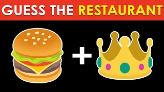 Can You Guess The Fast Food Restaurant by Emoji? | Emoji Quiz 2023