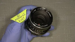 Working with Mamiya-Sekor C 1:2.8 f=80mm Sticky aperture blades and Stiff focus ring PART 2