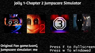All Jolly's Saga Jumpscares Simulator (2016-2019) | Jolly 1, 2, 3, Ch2, Jollibee's