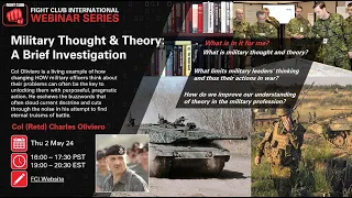 Military Thought and Theory: A Brief Investigation