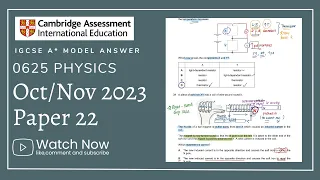 IGCSE Physics Paper 22 - Oct/Nov 2023 - 0625/22/O/N/23 (Q17-40) SOLVED